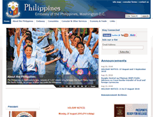 Tablet Screenshot of philippinesusa.info
